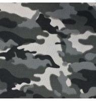 Camouflage Print Dimple Mesh Charcoal